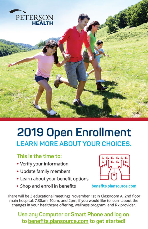 Open Enrollment Workplace Poster